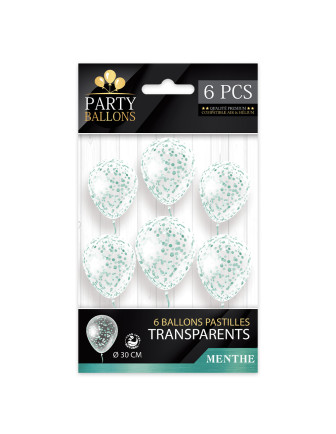 6-ballons-confettis-vert-menthe-deco-fete-vert-menthe