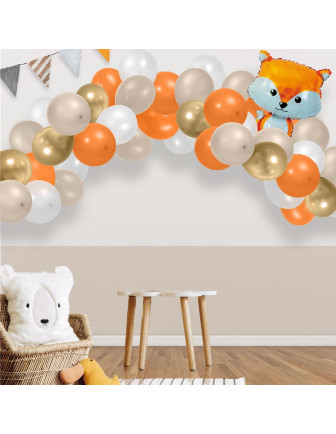 kit-arche-ballon-renard-animaux-de-la-foret