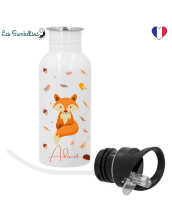 gourde-isotherme-personnalisable-a-bec-renard-gourde-personnalisee-prenom