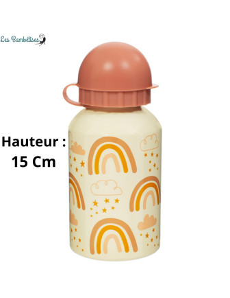 gourde-en-metal-300ml-arc-en-ciel-boho-gourde-enfant