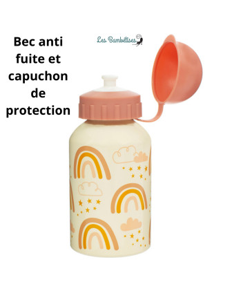gourde-en-metal-300ml-arc-en-ciel-boho-gourde-enfant