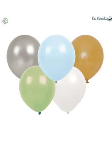 10-ballons-latex-dores-vert-bleu-argent-blanc
