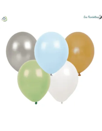 10-ballons-latex-dores-vert-bleu-argent-blanc