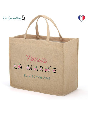 cabas-personnalise-evjf-lettres-fleuries-accessoire-mariee-enterrement-de-vie-de-jeune-fille