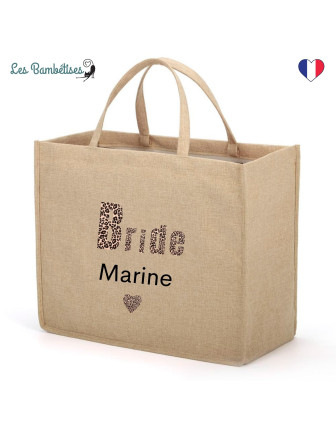 cabas-personnalise-evjf-leopard-cadeau-bride-evjf