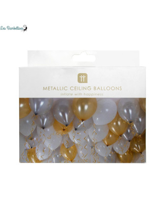 30-ballons-plafond-blancs-or-argent-avec-ruban-deco-anniversaire-adulte