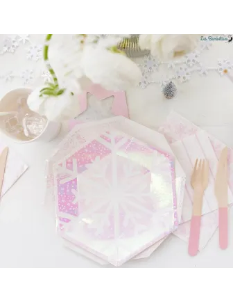 8-petites-assiettes-irisees-flocons-de-neige-deco-reine-des-neiges
