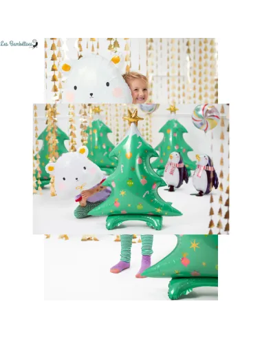 ballon-ours-polaire-51cm-x-45-cm-deco-noel