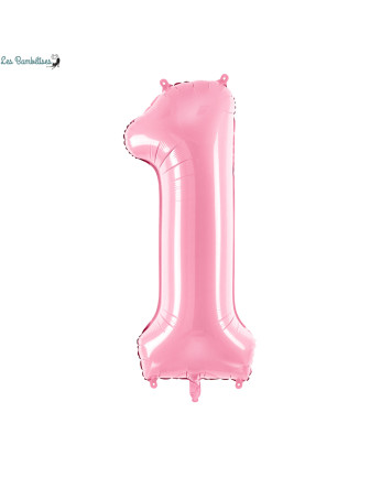 ballon-chiffre-1-geant-rose-pastel-86cm