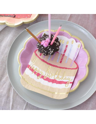 12-petites-assiettes-roses-assorties-17cm-deco-anniversaire-fille