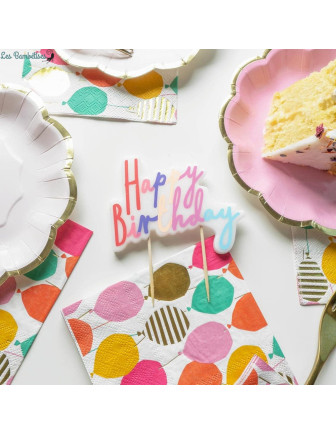 12-petites-assiettes-roses-assorties-17cm-deco-anniversaire-enfant