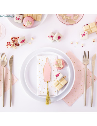 20-grandes-serviettes-rose-poudre-pois-beige-deco-table-anniversaire