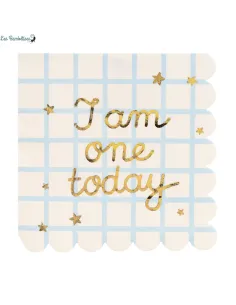 12-serviettes-i-am-one-today-anniversaire-1-an