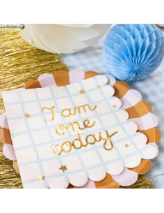 12-serviettes-i-am-one-today-anniversaire-1-an 2