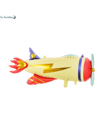 ballon-geant-avion-retro-91x39cm