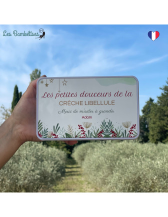 boite-en-metal-personnalisee-creche-noel-aquarelle-cadeau-creche-noel