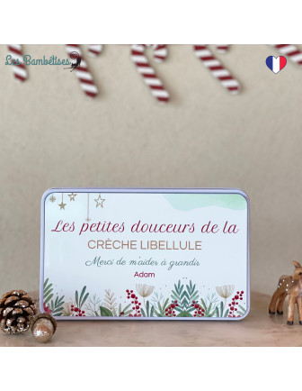 boite-en-metal-personnalisee-creche-noel-aquarelle-cadeau-creche