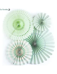 4-rosaces-vert-pastel-pois-unies-et-rayures