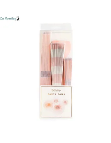 4-rosaces-peche-pois-unies-et-rayures-deco-fete