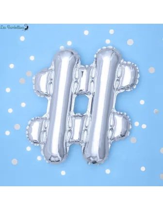 petit-ballon-hashtag-argent-en-alu-35-cm