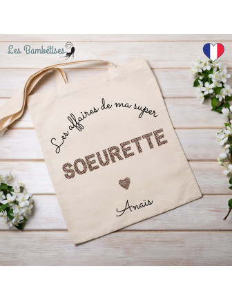 tote-bag-soeurette-personnalise-leopard-cadeau-soeur-noel