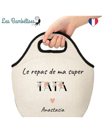sac-isotherme-repas-personnalisable-tata-fleurs-boho-cadeau-tata-personnalise