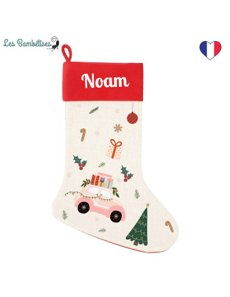 chaussette-de-noel-personnalisee-voiture-botte-de-noel-personnalise