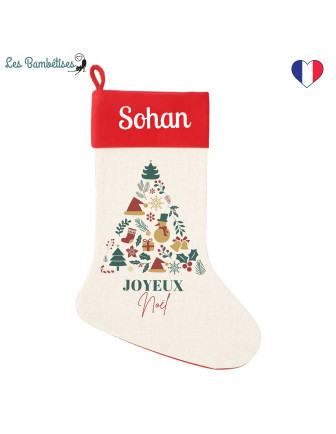 chaussette-de-noel-personnalisee-sapin-chaussette-de-noel-cheminee