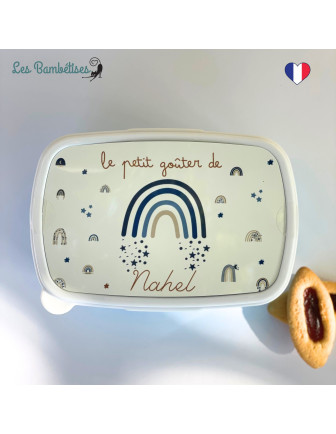boite-a-gouter-personnalisee-arc-en-ciel-bleu-lunch-box-personnalisee