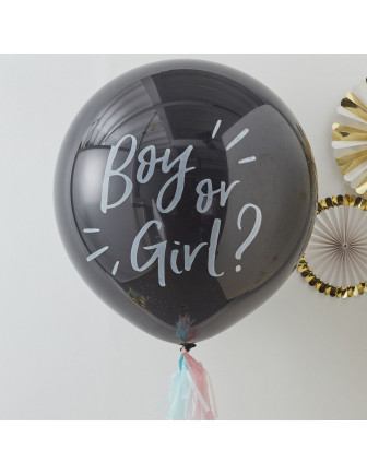 Kit Ballon annonce surprise fille ou garçon avec confettis