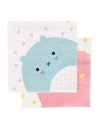  20 serviettes en papier personnages Noodoll my little day