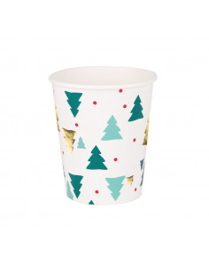 8 gobelets sapins de Noel 2