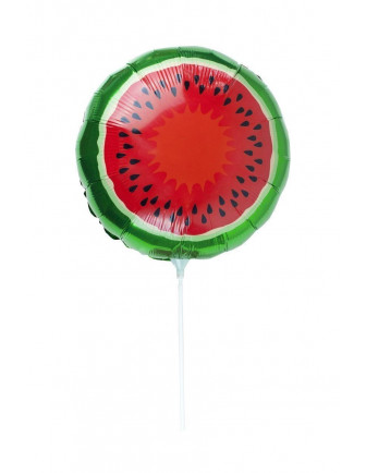  3 ballons métalliques fruits exotiques