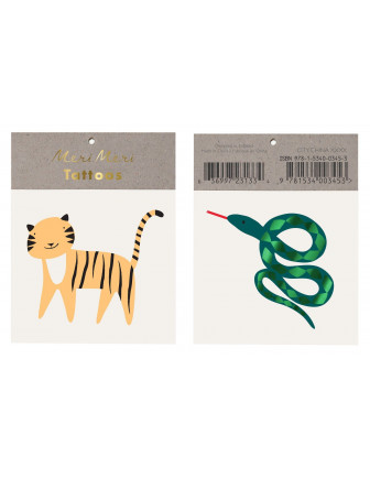 2 tatouages : 1 tattoo tigre