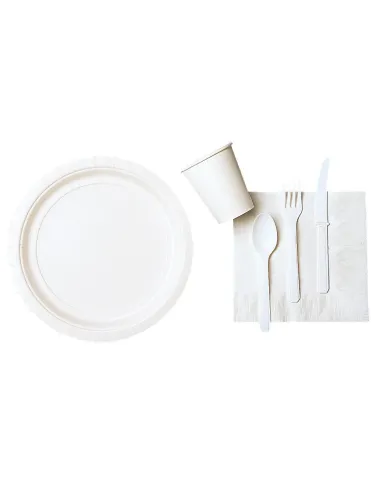 Nappe en papier blanc 137cmsX274cms