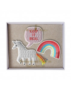 3 broches licornes
