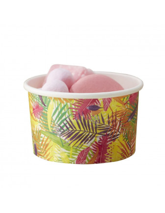 8 coupes à glace décoration flamant rose