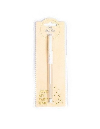 Stylo encre gel blanc