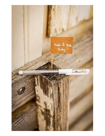 Stylo encre gel blanc