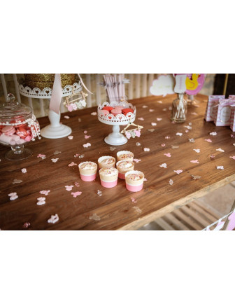 24 Confettis Mini Tétines Roses