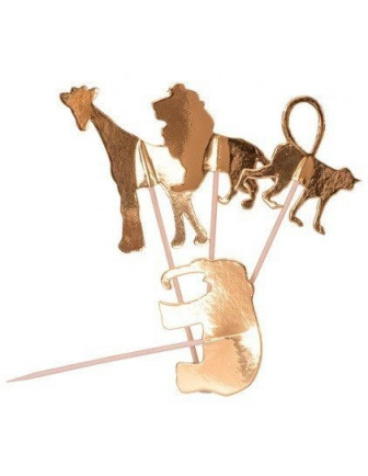 20-piques-a-gateaux-animaux-de-la-jungle-dores-fete-jungle