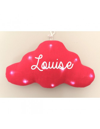 Veilleuse Nuage Fuchsia Personnalisable