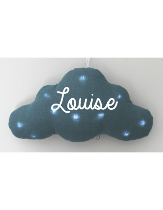 Veilleuse Nuage Bleu Canard Personnalisable