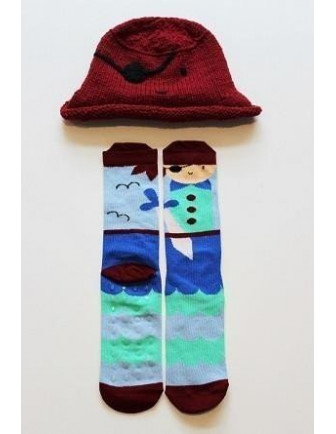 Chaussettes Pirate B loves A