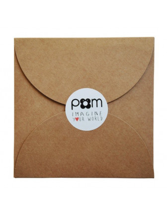 Stickers Muraux Coeurs Noirs, Argent et Or Pom le Bonhomme