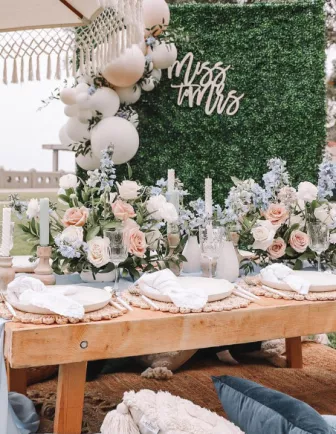 Déco Table Enterrement Vie Jeune Fille