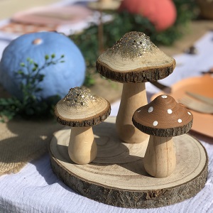 deco-table-automne-champignons-en-bois