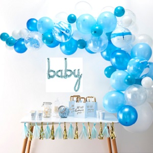 Baby Shower Garçon Ballons Déco Table