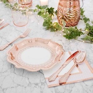 bapteme-rose-gold-decoration-table