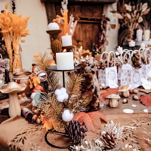 decoration-mariage-automne-bougeoir